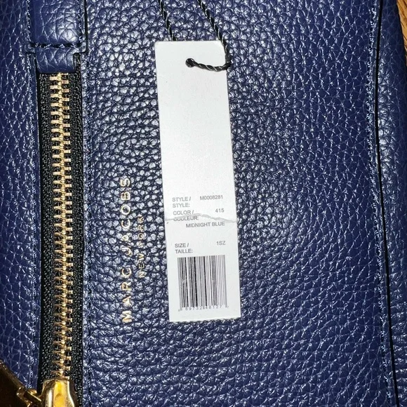 NWT Marc Jacobs midnight blue cross body bag - Picture 8 of 8